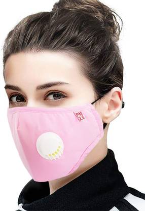 VRITRAZ Pink Bike Face Mask for Men & Women