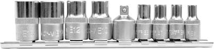 YATO YT-0520 A set of specialized torx sockets used in the automotive, mechanics and electronics Torx Sockets C.V. E5-E16 Socket Set