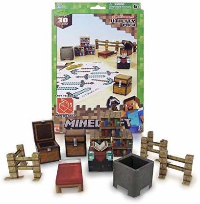 Minecraft Papercraft Utility Pack Over 30 Pieces