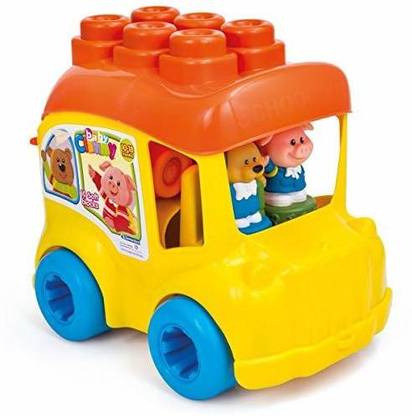 Clemmy School Bus with 10 Soft Blocks