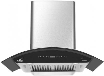 Kattich Croma 75 Auto Clean Wall Mounted Silver 1300 CMH Chimney