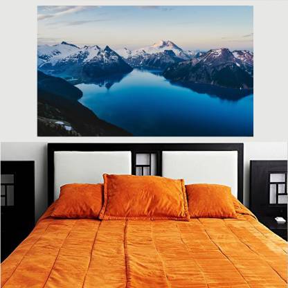 Canada Snow Mountains Wallpaper Poster No Framed Large Painting On Canvas Wall Art Picture For Home Decoration Decor Paper Print Total Posters Nature In India - Mountain Home Decor Canada