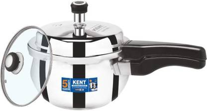 KENT 3.5 L Outer Lid Induction Bottom Pressure Cooker