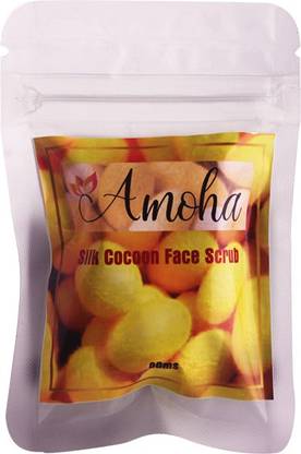 amoha natural Silk Cocoon Face  Scrub