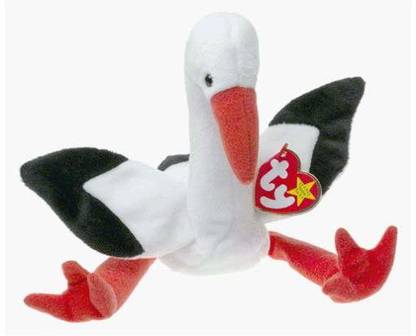 Beanie Babies Ty - Stilts The Stork  - 5 inch
