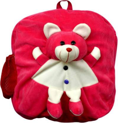 DMGC Teddy character Cute Baby School Bag for Your babys - Pink (36 CM ) School Bag
