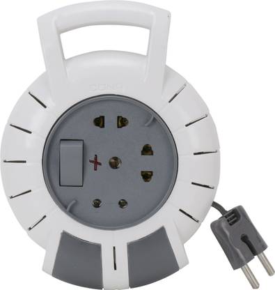 CONA 2226 AMRO 2 Pin Flex Box, 240V, 4 Meter|Electrical Extension Box with Universal Socket 3  Socket Extension Boards