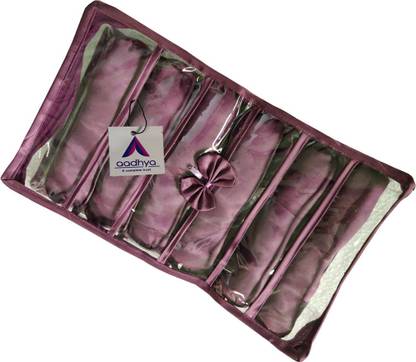 Aadhya Six Rods Bangle Bracelet Watch Bag Jewellery Vanity Box