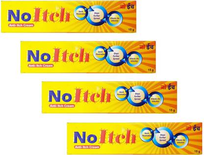 NICE No Itch Anti Itch Cream ( 4 Pc x 15 gm )