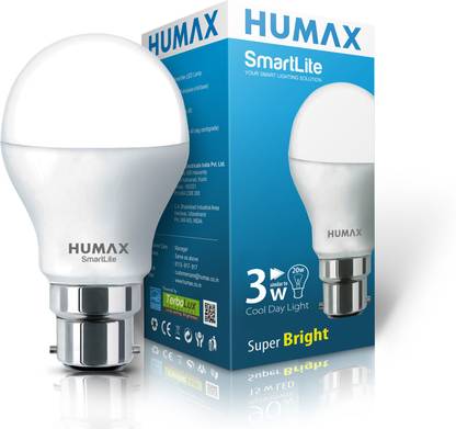 HUMAX 3 W Basic Arbitrary B22 LED Bulb