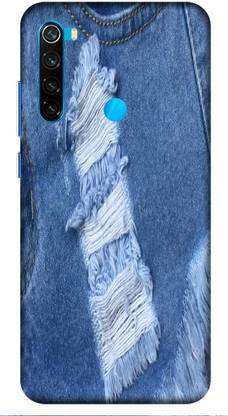PNBEE Back Cover for Xiaomi Redmi Note 8, M1908C3- Jeans Print Mobile Case Cover