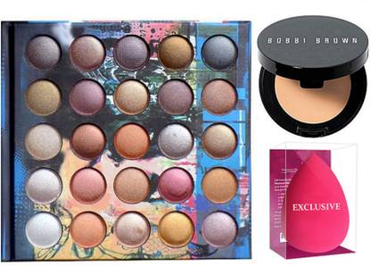 exclusive Sponge Puff, Mac 25 Shade Concealer Palette, Bobbi Brown Corrector
