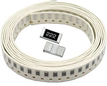 e4u 2.2KOhm 1% 0.25W SMD-1206 Package Resistor - 100 No's Fixed Resistor