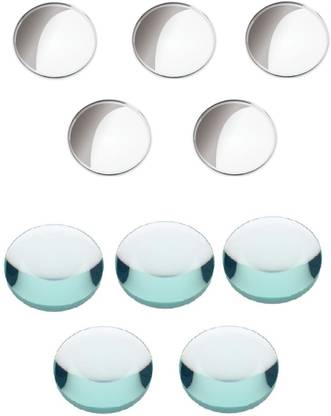 ERHIndia 10 Pcs of 50 mm Convex and Concave Mirror for Science Experiments