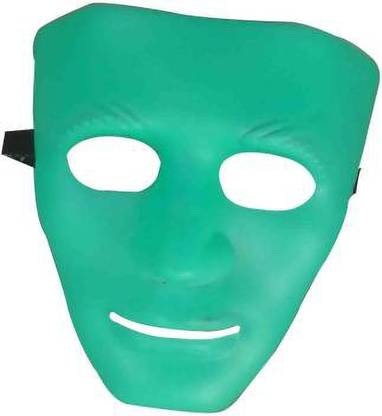 VK MART Green Had Mask For Party (Pack of 1) Party Mask