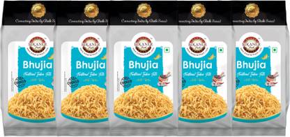 Bikaner Fresh Pack of 5 Bhujia Hand Cooked Namkeen,