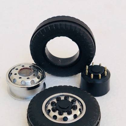 indian scale art Truck from front tyre assemble