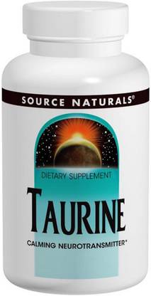 Source Naturals Taurine, 500 mg, 120 Tablets