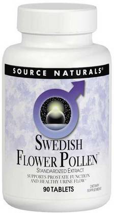 Source Naturals Swedish Flower Pollen, 90 Tablets