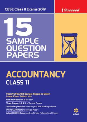 15 Sample Question Papers Accountancy Class 11th Cbse