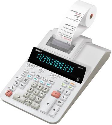 CASIO DR-140R-WE Priniting Printing  Calculator