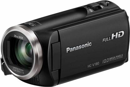 Panasonic HC HC-V180K Full HD Camcorder with Stabilized Optical Zoom with 16GB Memory Card Camcorder