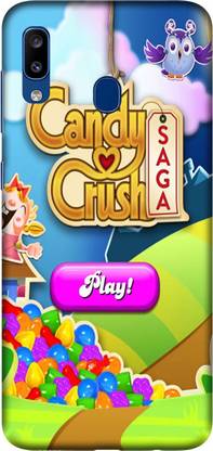 PNBEE Back Cover for Samsung Galaxy A20s, SM-A207- Candy Crush Print Mobile Case Cover