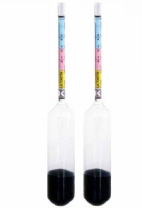 Divinext 2pc Milk Purity Tester Meter Glass Lactometer Check Water in Milk At Home for Measuring Milk Condition Portable Handheld Milk Density Testing Equipment Intrument Tool Hydrometer