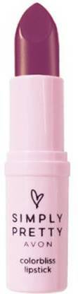 AVON Matte Sweet Wine shade - Dark Purple Waterproof lipstick set of 1