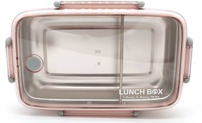 X Y SHOP Metka Natural Bamboo Lunch Box 1 Containers Lunch Box