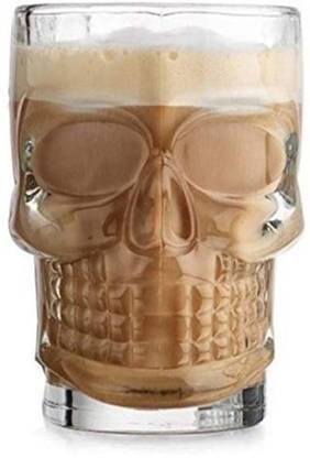 Flexus SKULL BEER MUG Glass Beer Mug