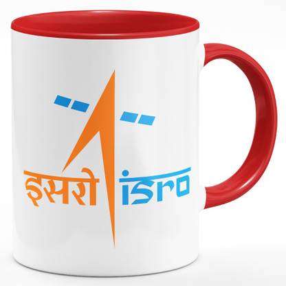 ANDV ISRO Logo Printed Inner Colored (M-BIA0190CEB) Ceramic Coffee Mug