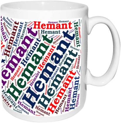 alwaysgift Hemant Name white Birthday & Anniversary Gift Ceramic Coffee Mug