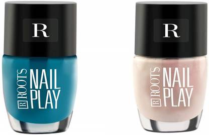 ROOTS Nail Play NPM 34- Yale Blue & NPM 32- Taupe Grey NPM 34- Yale Blue, NPM 32- Taupe Grey