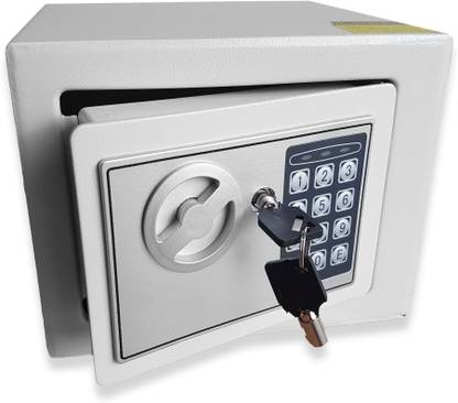 Rajdhani Rajdhani Small Digi Electronic Safe | Mechanical Safe | Safe Locker |Safe Box | Digital Electronic Safe Key Lockers for Home and Office 10 Safe Locker