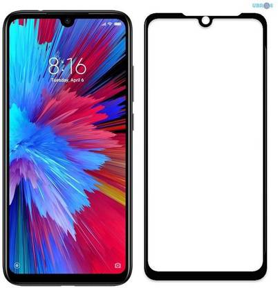 Signature EL Edge To Edge Tempered Glass for REDMI Note 7S 5D Tailor made with perfect edges, Orginal, Custom made, bubble