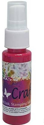 KRAFTMASTERS DESIGNE WATER INK BOTTLES (PINK) Stamp Pad Ink