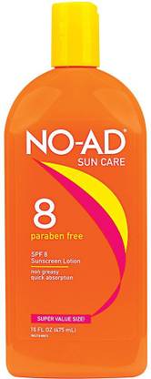 No-Ad Sunscreen - SPF 50 PA++ No Ad: Sunscreen Lotion Spf 8, 16 Oz [Cat_851]