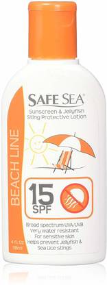 Safe Sea Sunscreen - SPF 50 PA++ Anti-Jellyfish Sting Protective Lotion - Sunscreen - Sunblock - Sea Lice - Jelly