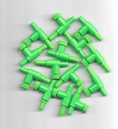 OrchidWala 2 Way Aquarium Aeration Air Flow Control Valve 14 Pc Aquarium Tool