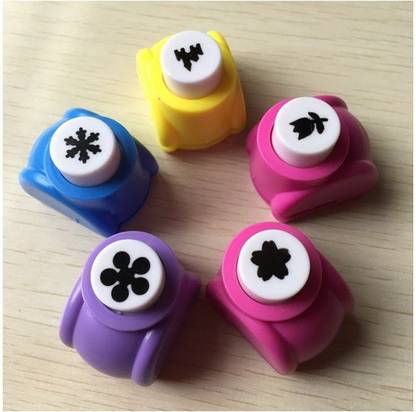 KNAFS 5 PCS Handmade Crafts and Scrap Booking Tool Mini Paper Punch