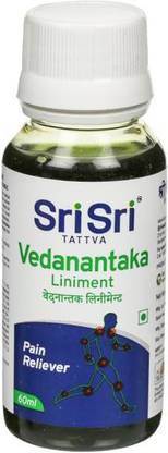 Sri Sri Tattva Vedanantaka Liniment - 60ml (Pack of 2) Liquid