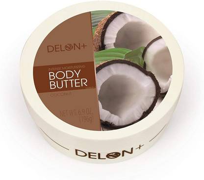 DELON Coconut Body Butter, Coconut, 6.9 Ounce [Cat_3966]
