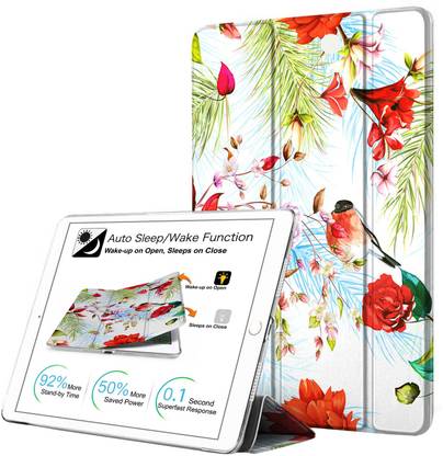 DuraSafe Cases Front & Back Case for iPad 7.9 Inch Mini 3 2 1 Gen [ Mini 3rd 2nd 1st ] Printed PC Dual Angle Stand Clear Flip Case