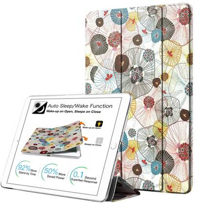 DuraSafe Cases Front & Back Case for iPad 7.9 Inch Mini 3 2 1 Gen [ Mini 3rd 2nd 1st ] Printed PC Dual Angle Stand Clear Flip Case