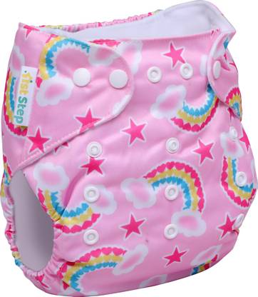 1st स्टेप Size Adjustable Reusable Diaper With Diaper Liner ST-331/7