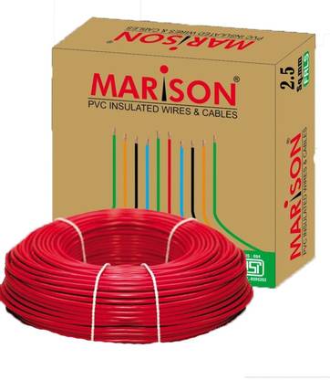 MARISON PVC 2.5 sq/mm Red 90 m Wire