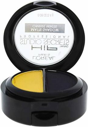 L'Oréal Paris HiP high intensity pigments Matte Eye Shadow Duos, Striking, 0.08 Oun 2.24 g