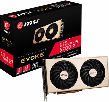 MSI Radeon RX 5700 XT EVOKE 8G GDDR6 8 GB AMD/ATI Chipset 256 bit 1945 MHz Graphics Card