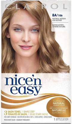 Clairol Nice 'N Easy Hair Color, Natural Medium Ash Blonde (106) [CAT_264] , Blonde